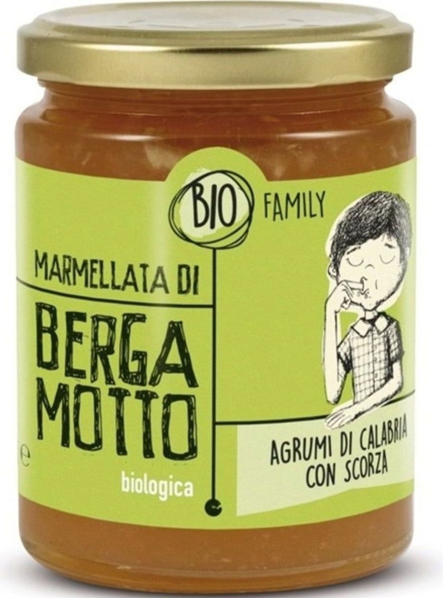 Bio Family Miele Confetture E Spalmabili Dolci | Marmellata Di Bergamotto Bio, 360 G