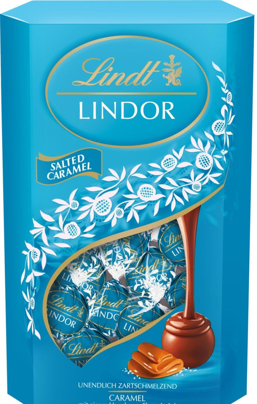 Lindt Cioccolatini E Specialita Al Cioccolato | Lindor - Caramello Salato, 500 G
