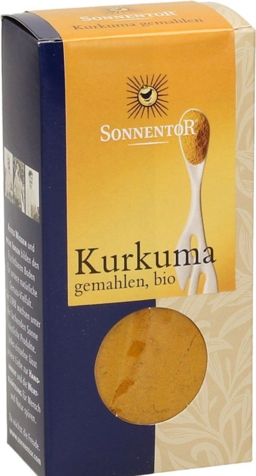 Sonnentor Spezie Singole | Curcuma Macinata, 40 G