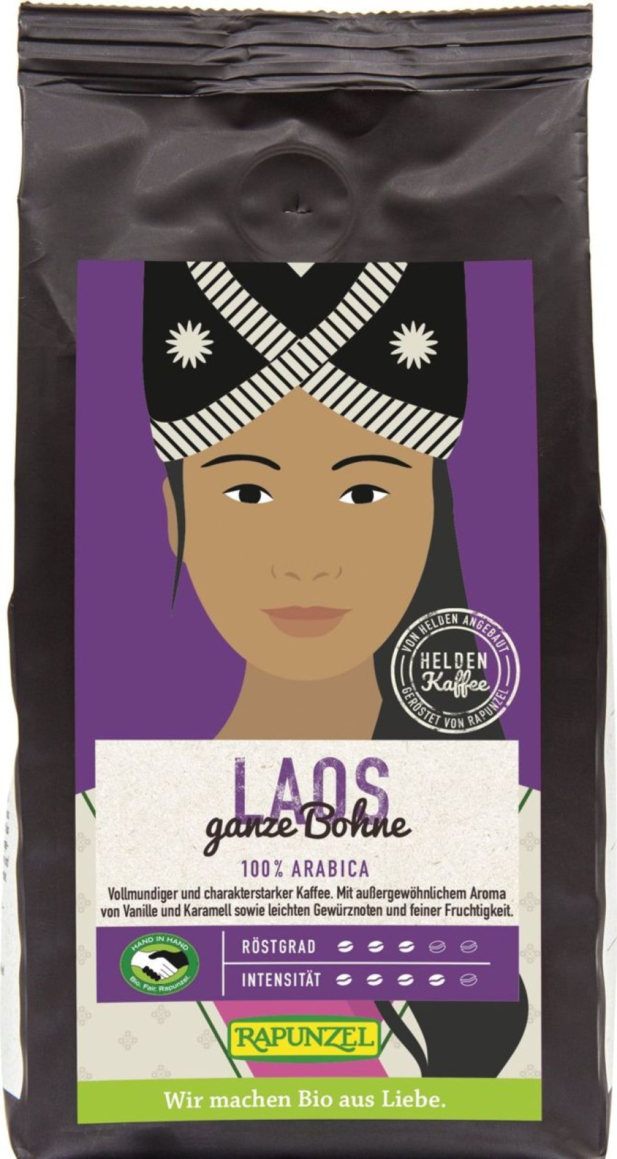 Rapunzel Caffe | Caffe Bio Degli Eroi - Laos - In Grani, 250 G
