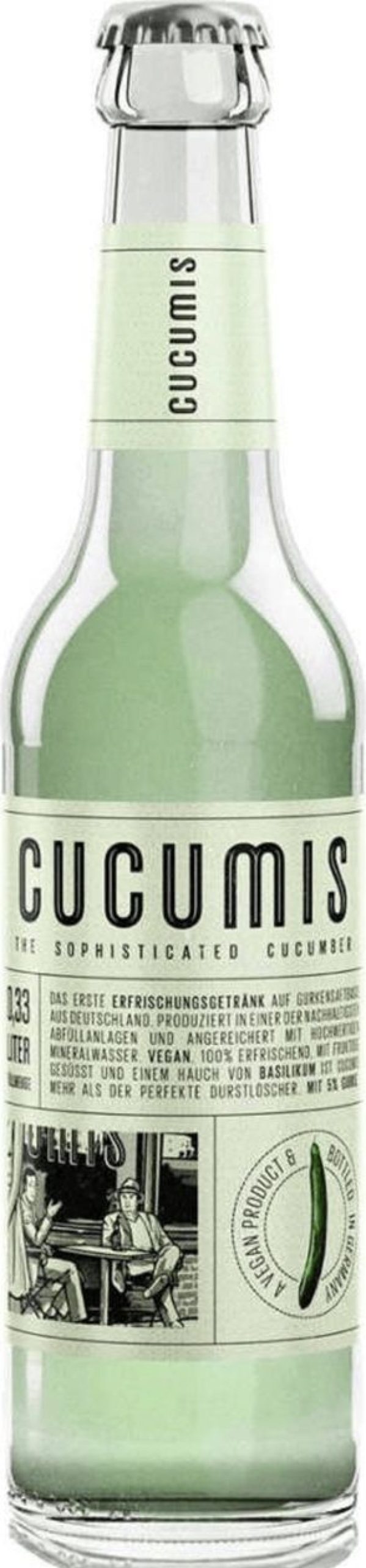 Cucumis Softdrink Acqua Tonica & Co. | Cucumis Cetriolo E Basilico, 330 Ml