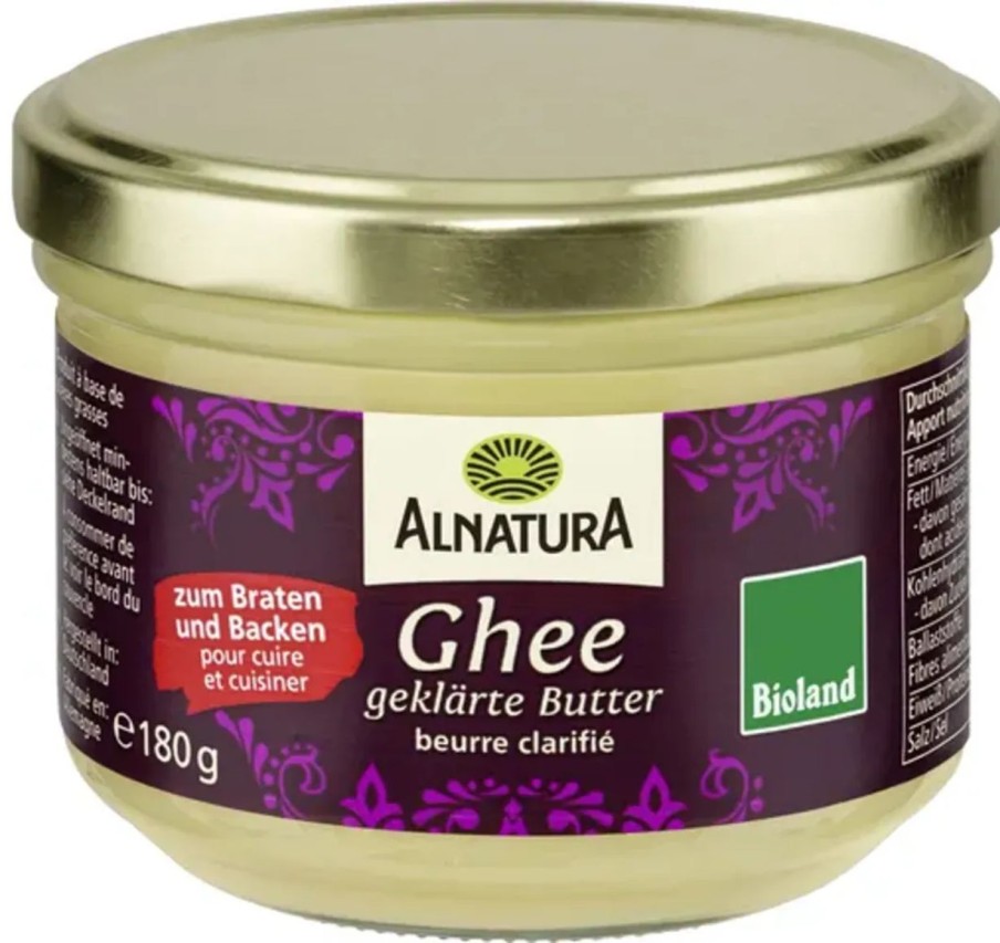 Alnatura Burro Chiarificato | Ghee Bio, 180 G