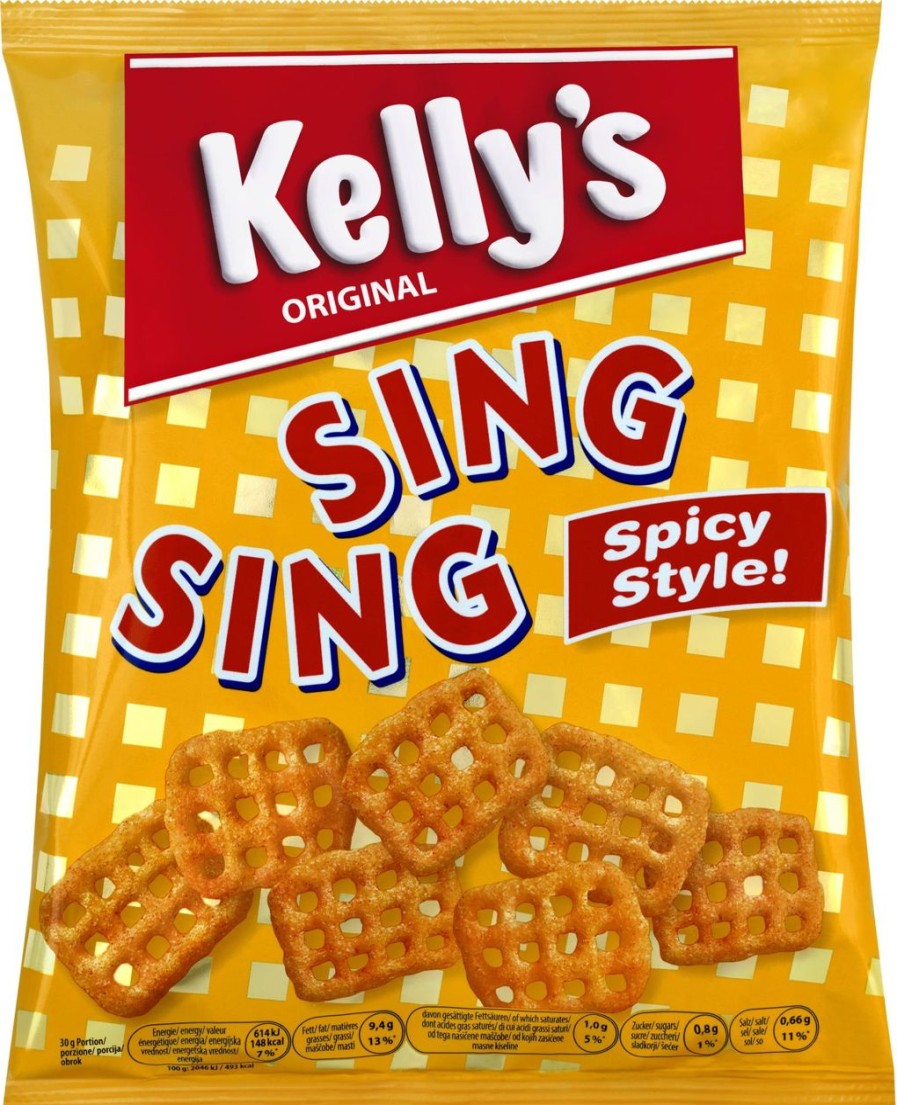 Kelly's Snack Salati | Sing Sing Spicy Style!, 80 G