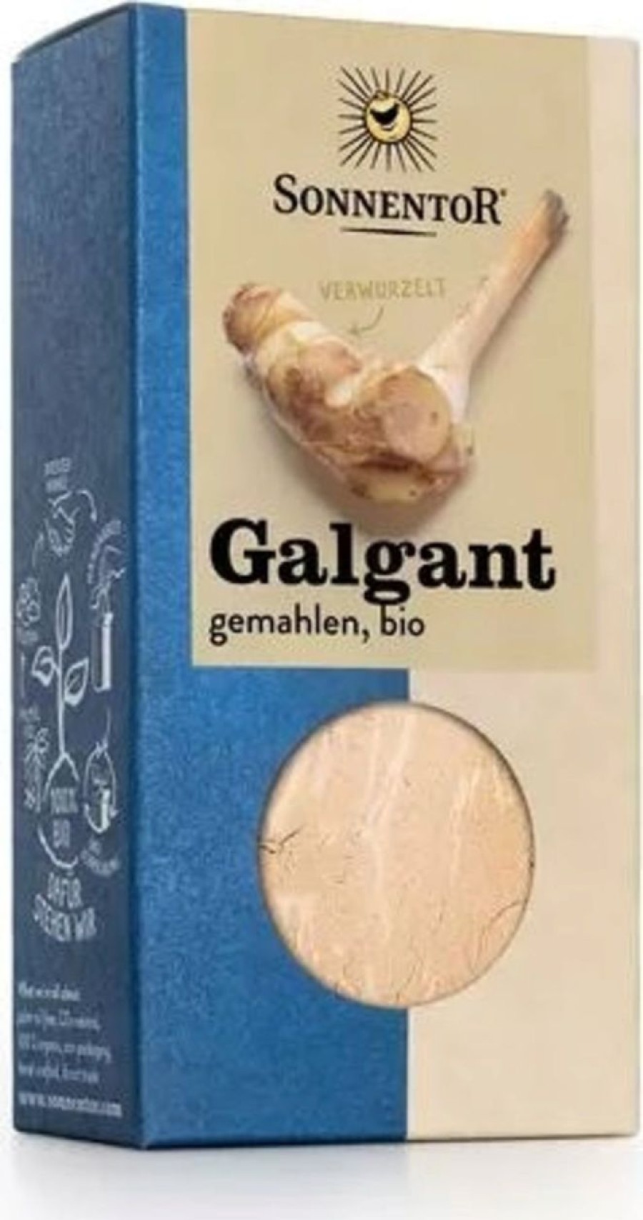 Sonnentor Spezie Singole | Galanga Macinata, 35 G