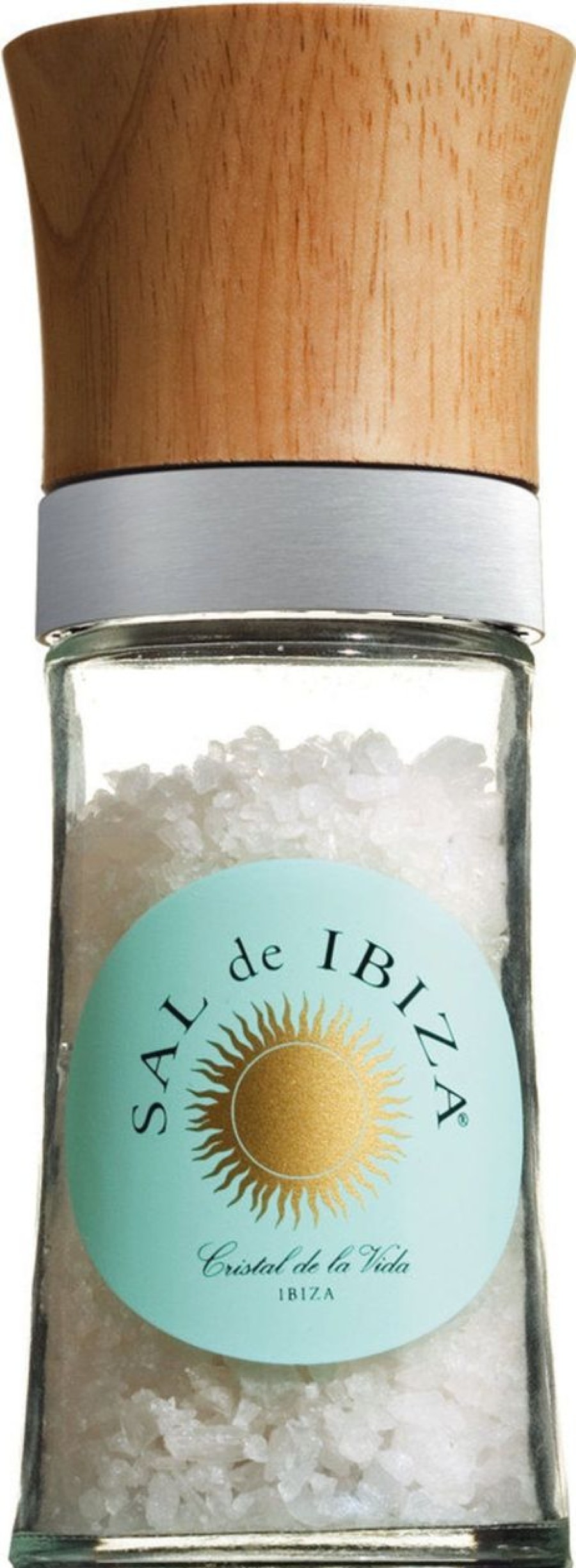Sal de Ibiza Macinasale E Spezie | Sale Marino Grosso Con Macina, 110 G