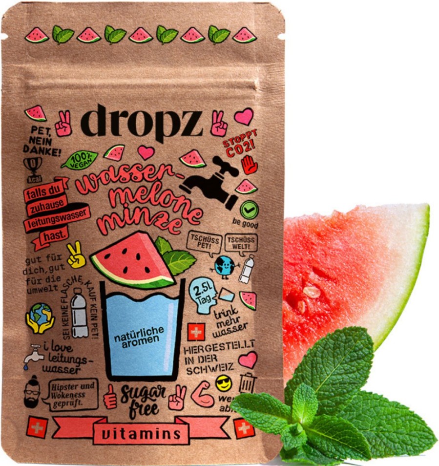 dropz Bevande In Polvere E Microdrink | Microdrink Vitamins - Menta E Anguria, Menta E Anguria (20 Pezzi)