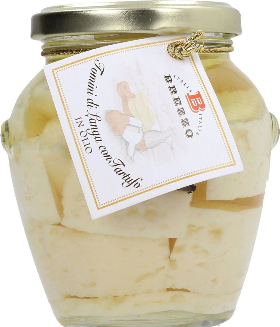Brezzo Formaggi | Tomini Di Langa Con Tartufo In Olio, 280 G