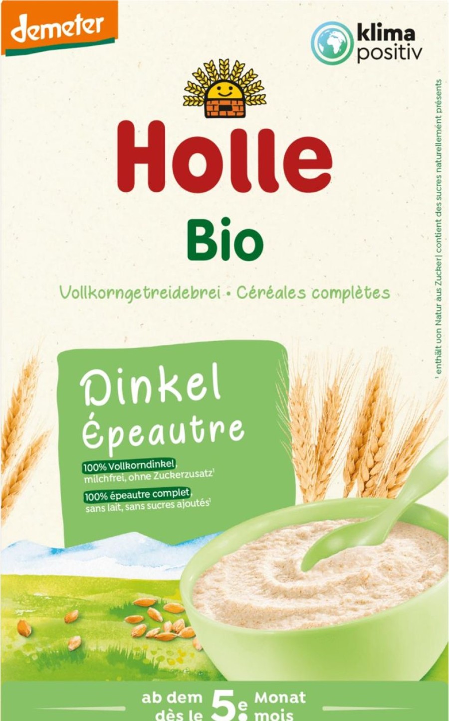 Holle Alimenti Per Bambini E Neonati | Pappa Di Farro Bio, 250 G