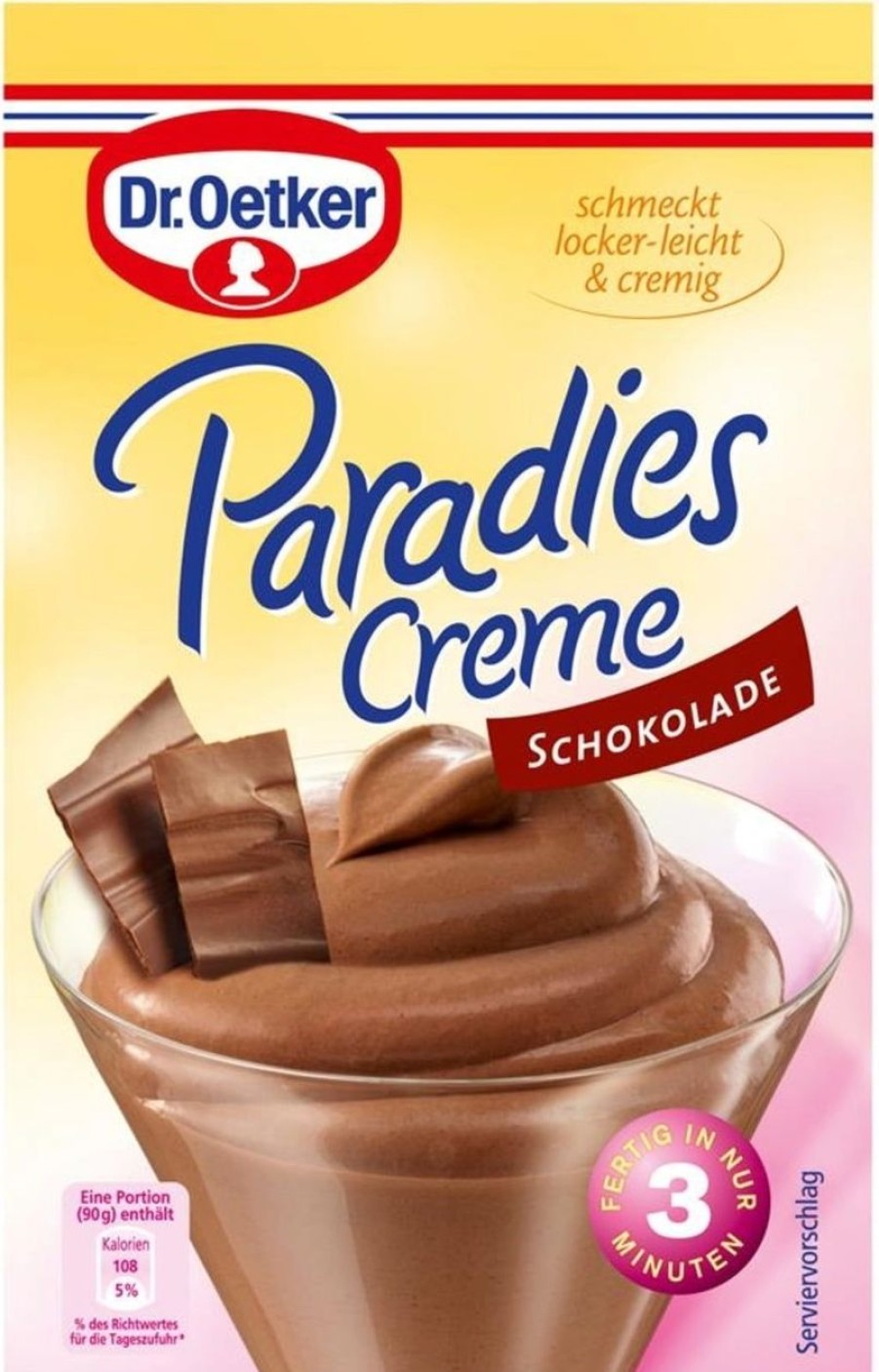 Dr. Oetker Creme E Dessert | Crema Paradiso, Cioccolato (74 G)