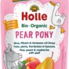 Holle Alimenti Per Bambini E Neonati | Pear Pony - Pouchy Pera, Pesca E Lampone Con Farro, 100 G