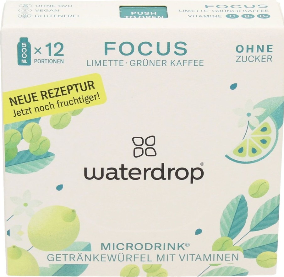 waterdrop Bevande In Polvere E Microdrink | Microdrink Focus, 12 Pezzi