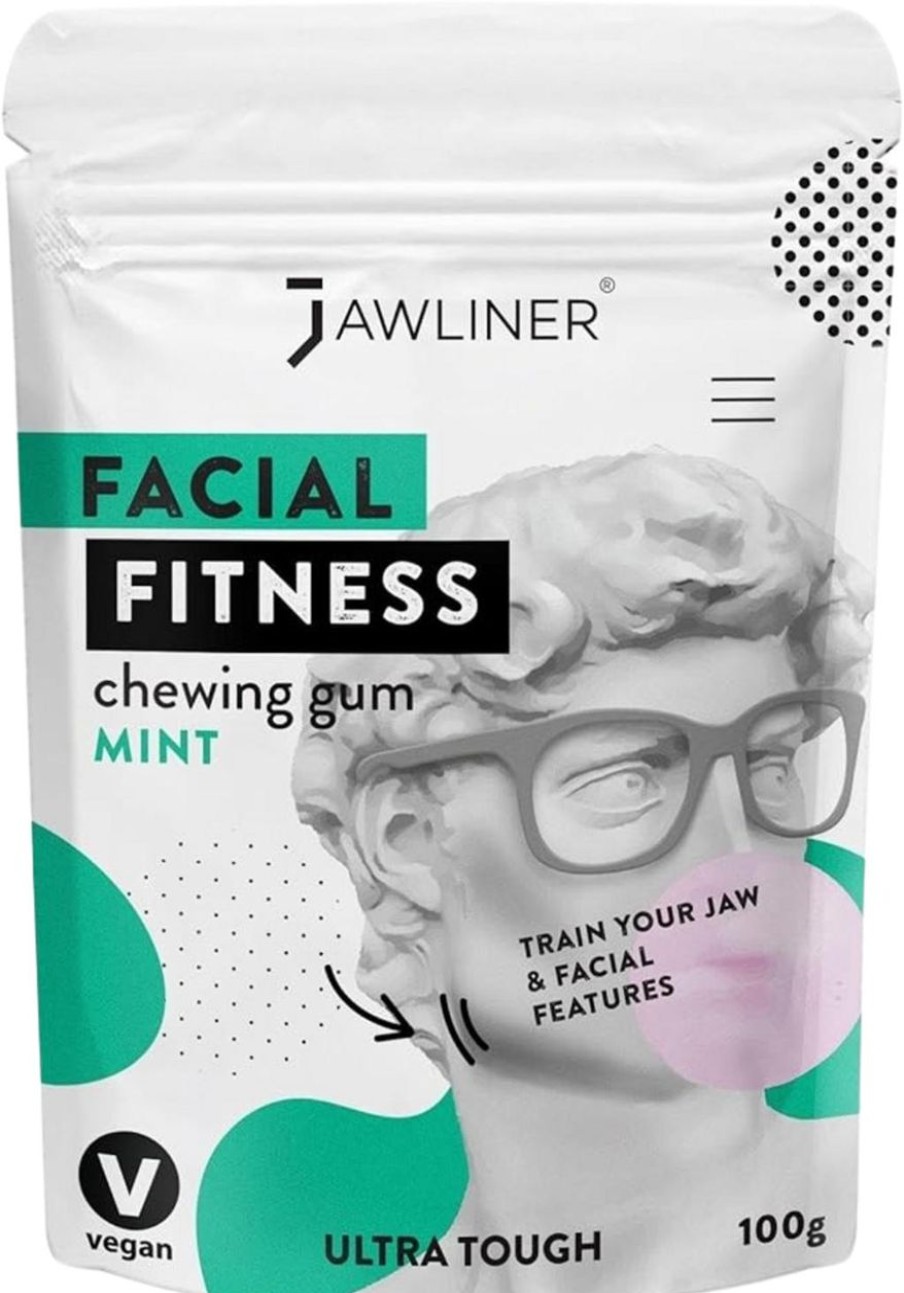Jawliner Dolci | Gomma Da Masticare Fitness, Menta (100 G)