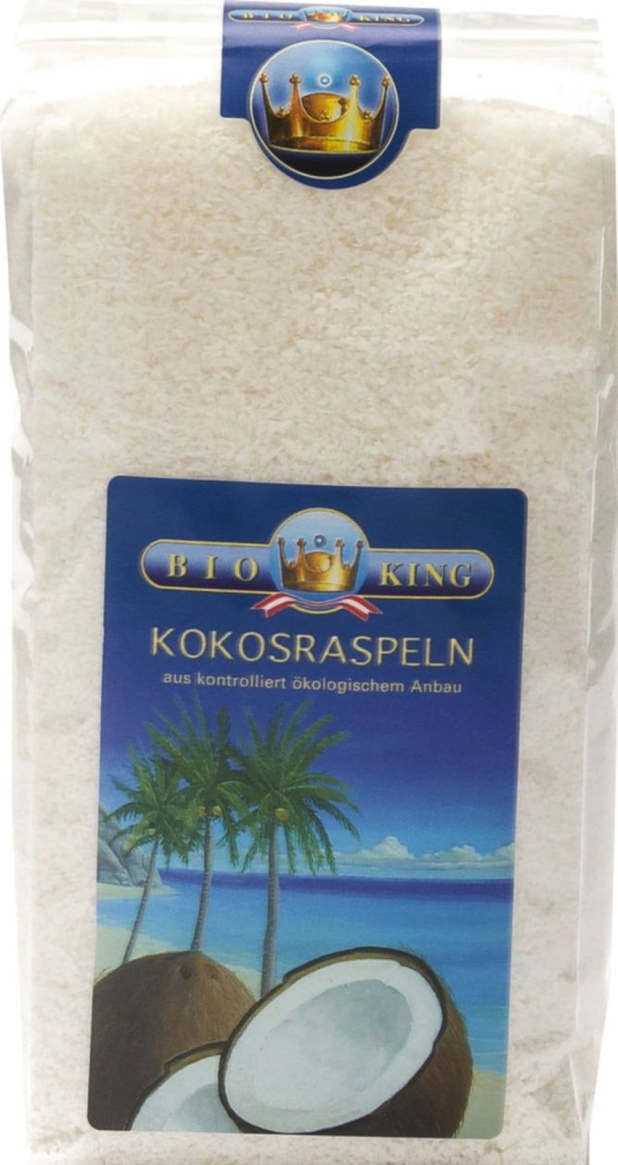 BioKing Frutta Secca Ed Essiccata | Cocco Grattugiato Bio, 250 G