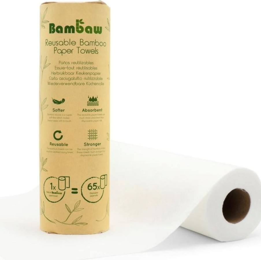 Bambaw Panni Per La Cucina | Carta Da Cucina In Bambu