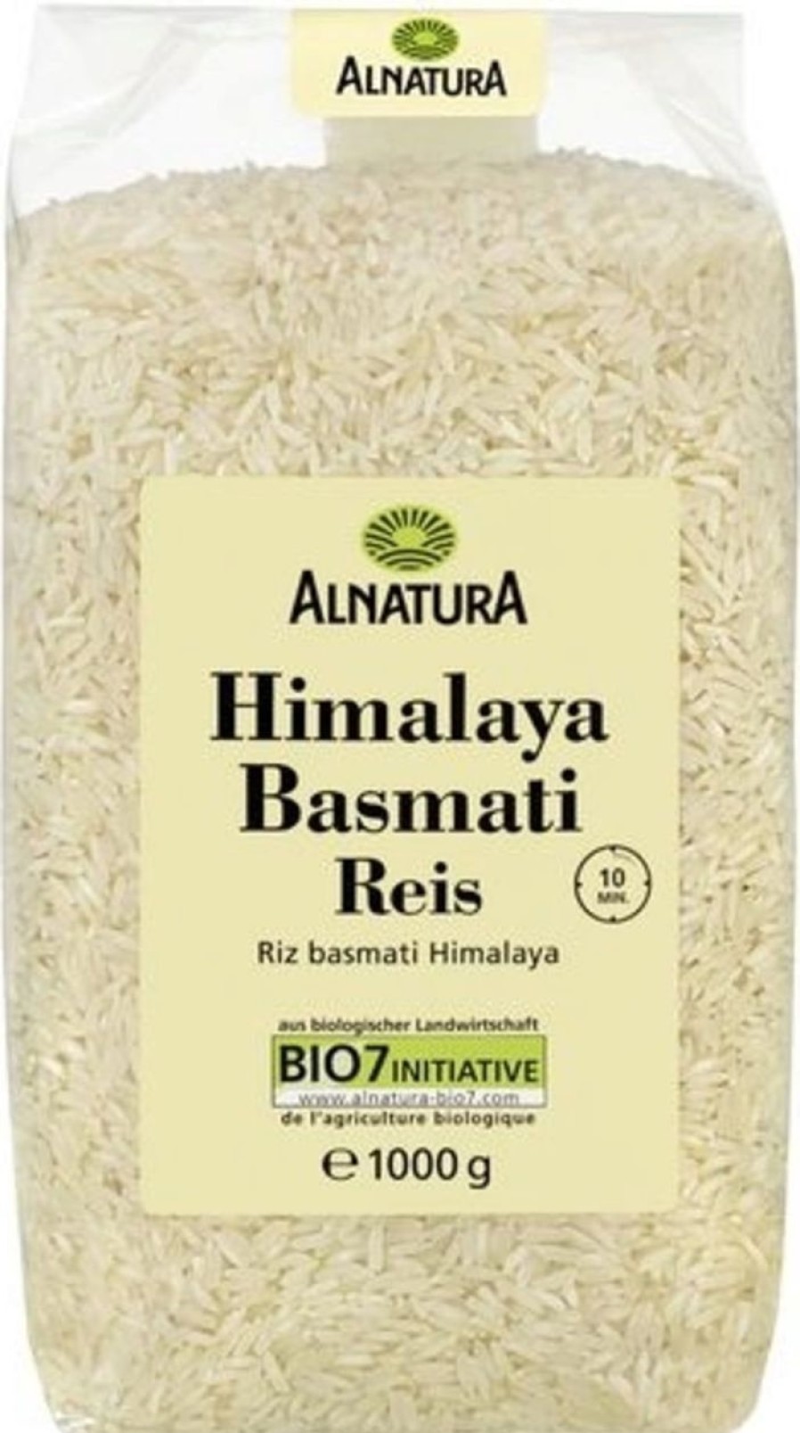 Alnatura Riso E Risotti | Riso Basmati Dell'Himalaya Bio, 1 Kg