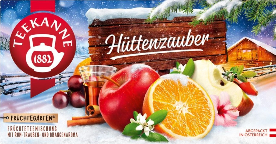 TEEKANNE Te E Tisane | Fruchtegarten - Calore Del Rifugio, 20 Bustine A Doppia Camera (60 G)