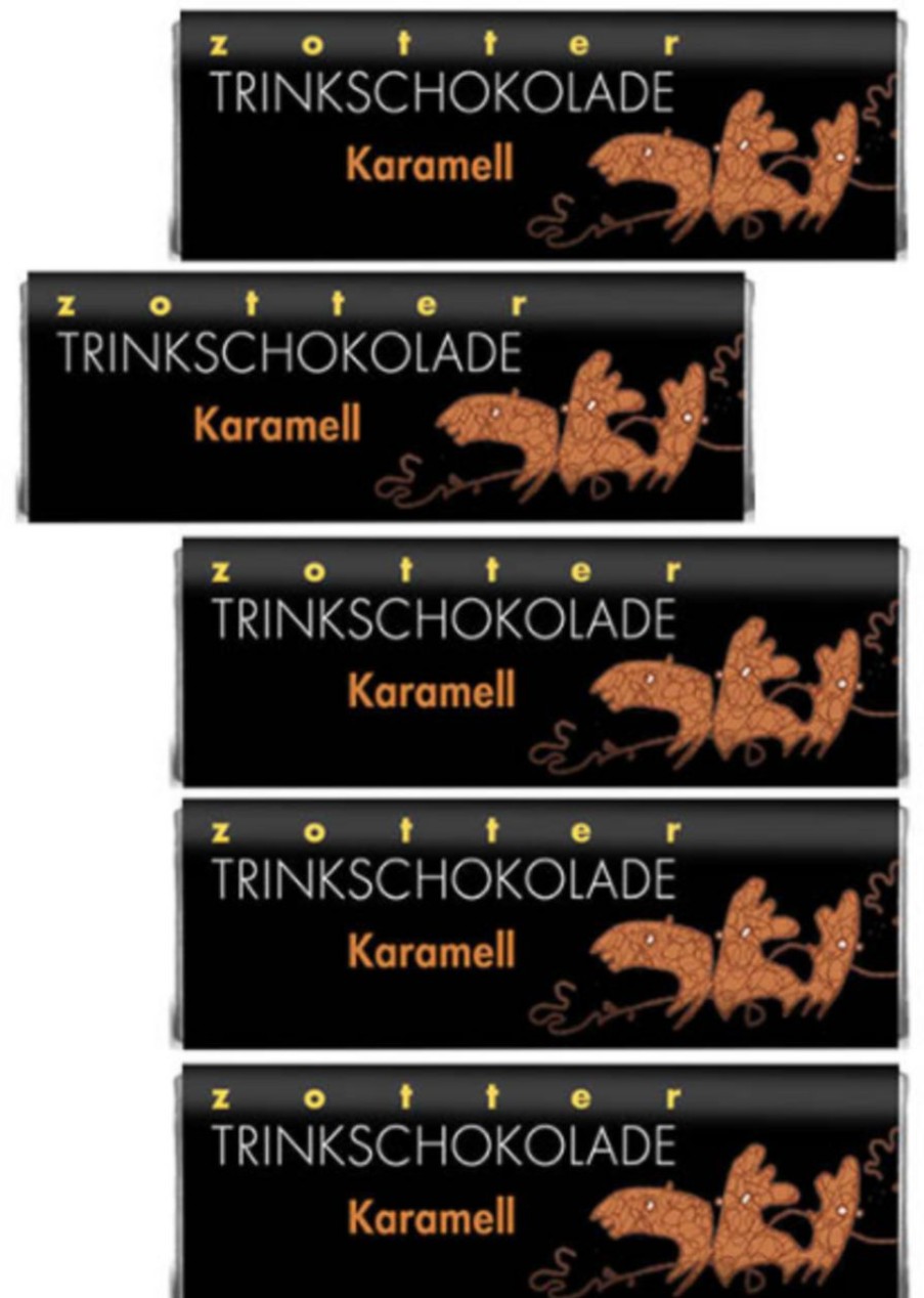 Zotter Schokolade Cacao E Cioccolata | Organic Caramel Drinking Chocolate, 110 G