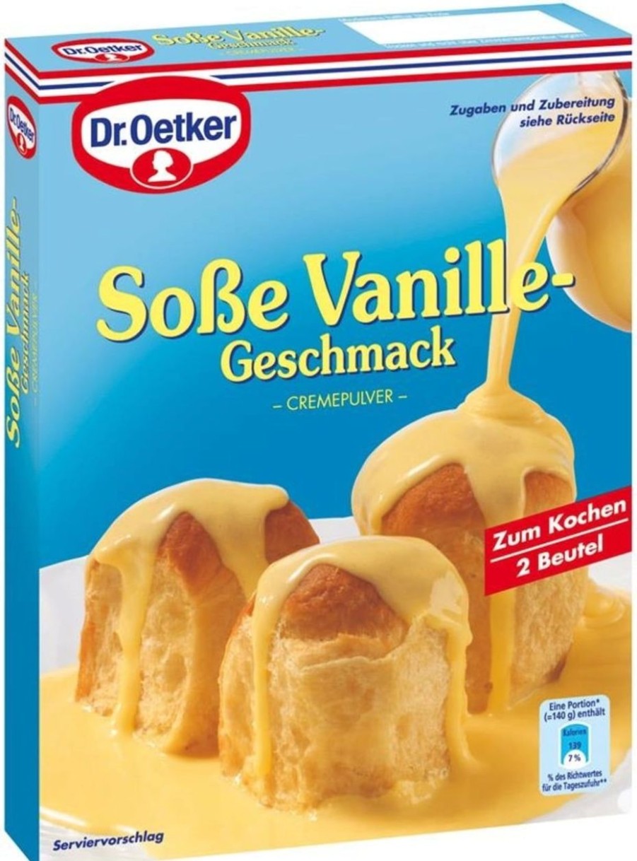 Dr. Oetker Creme E Dessert | Salsa Alla Vaniglia 2 X 30 G, 60 G