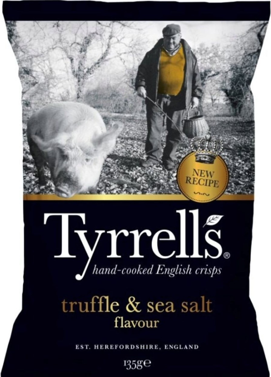 Tyrrells Patatine | Chips Truffle & Sea Salt, 135 G