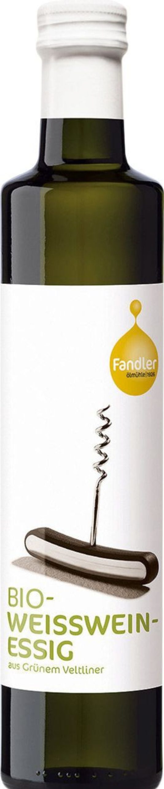 Ölmühle Fandler Aceto Di Vino | Aceto Di Vino Bianco Bio, 250 Ml