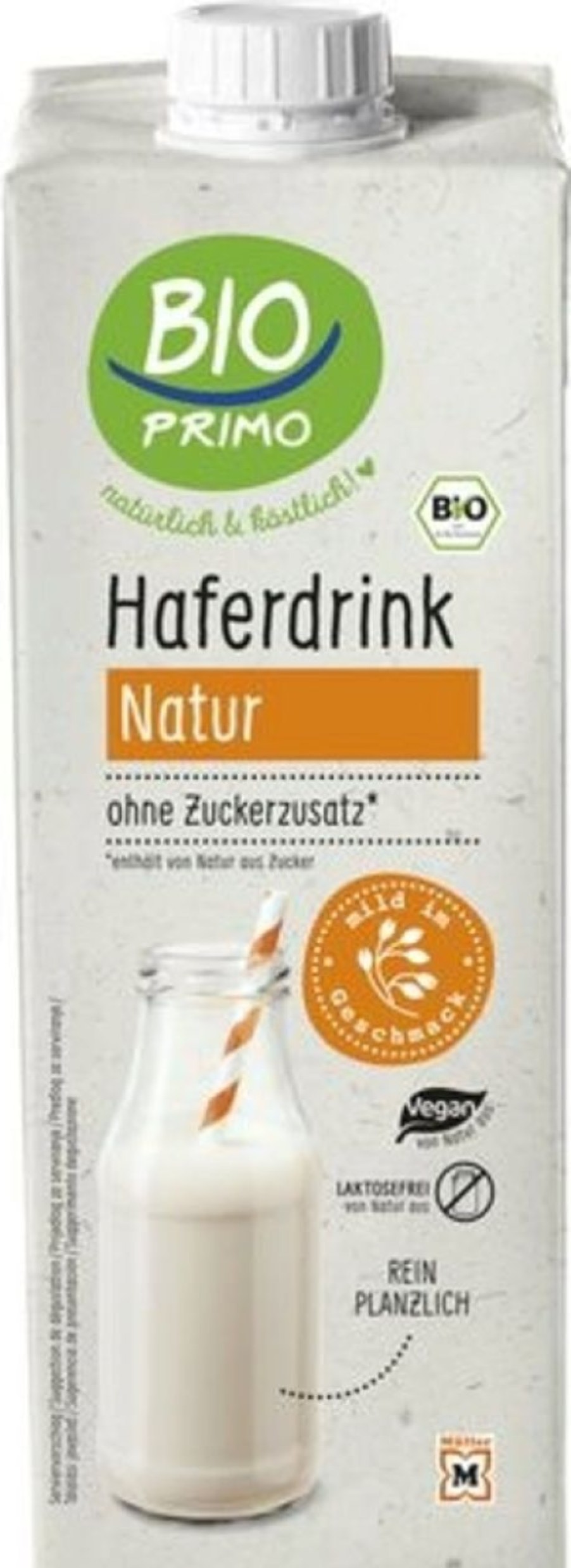 BIO PRIMO Latte E Bevande Vegetali | Bevanda All'Avena Bio, Nature (1 L)