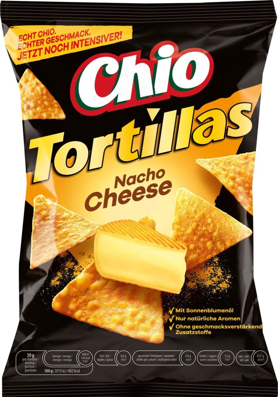 Chio Patatine | Tortillas - Nacho Cheese, 110 G