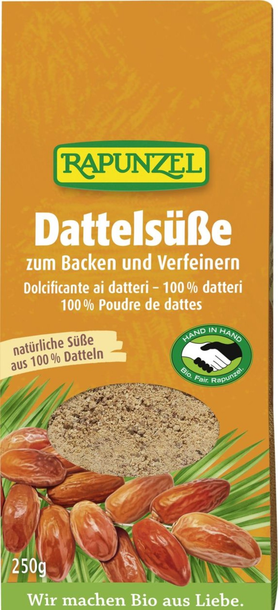 Rapunzel Zucchero | Dolcificante Ai Datteri Bio, 250 G