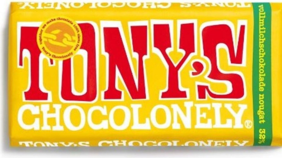 Tony's Chocolonely Cioccolato | Milk Chocolate Nougat 32%, 180 G