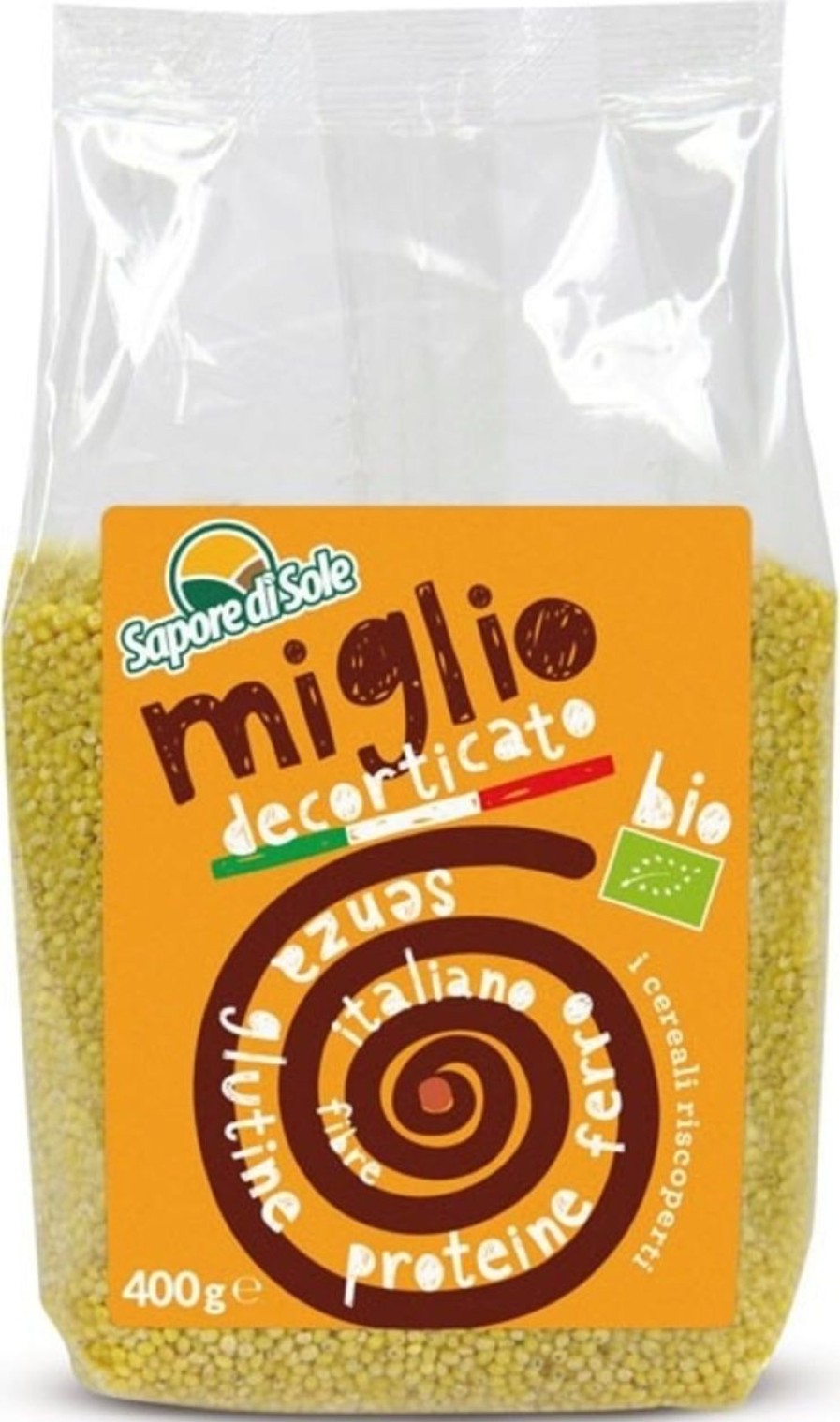 Sapore di Sole Bulgur Quinoa E Altro | Miglio Decorticato Bio, 400 G