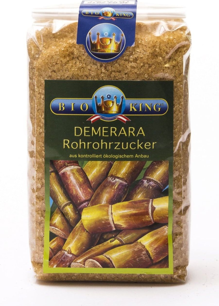 BioKing Zucchero | Zucchero Grezzo Di Canna Demerara Bio, 1.000 G