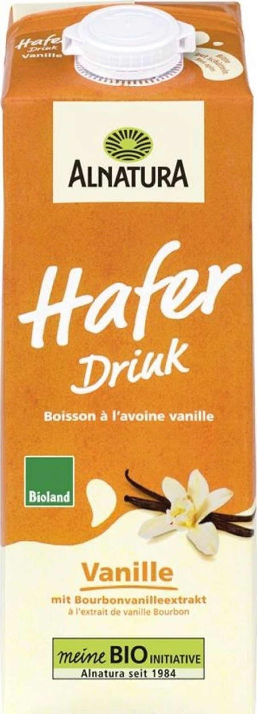 Alnatura Latte E Bevande Vegetali | Bevanda All'Avena Bio -Vaniglia, 1 L