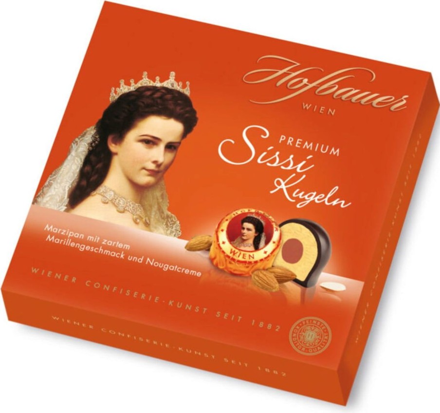 Hofbauer Cioccolatini E Specialita Al Cioccolato | Selezione Di Sissi - Confezione Regalo, 200 G