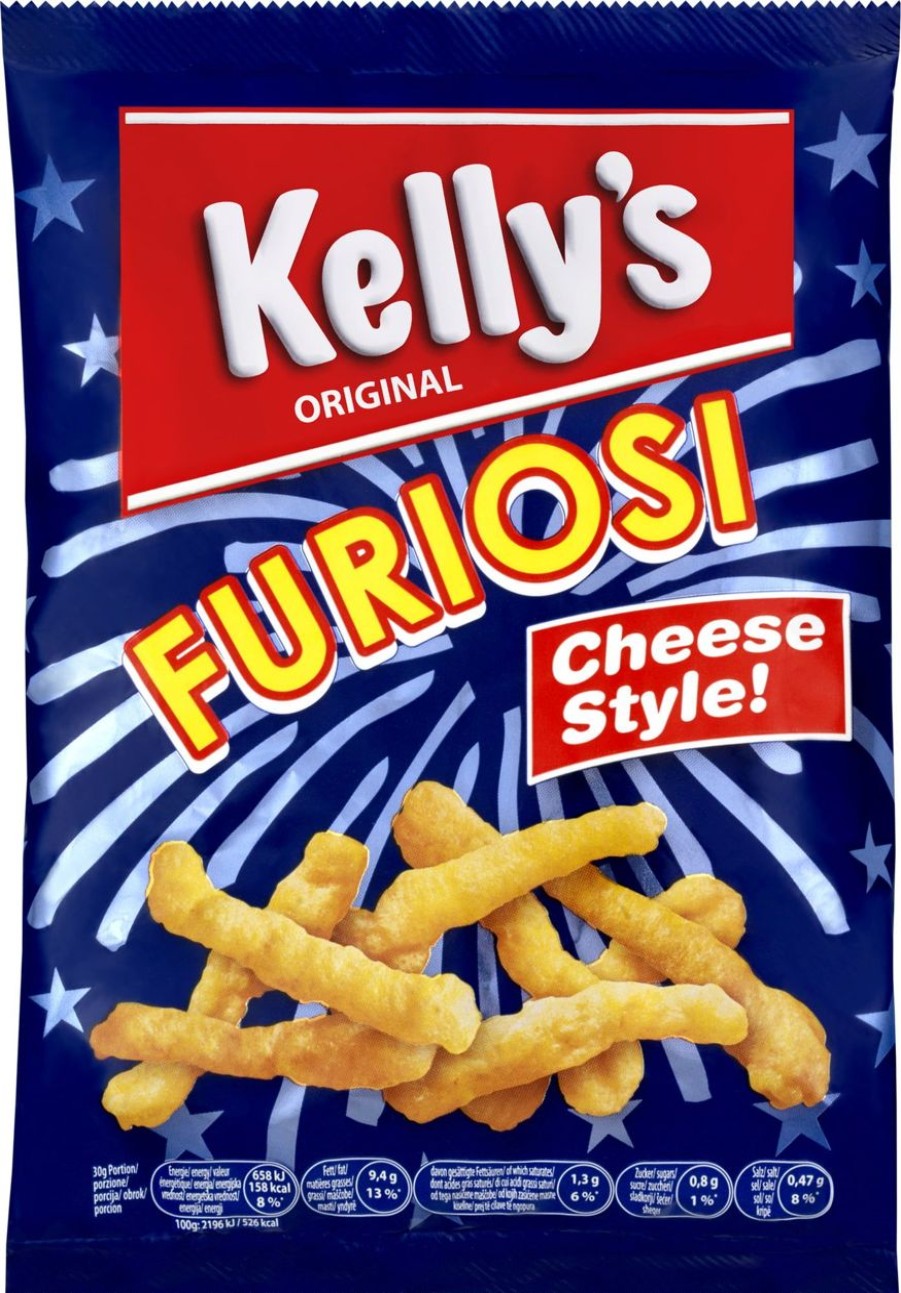 Kelly's Snack Salati | Furiosi Cheese, 80 G