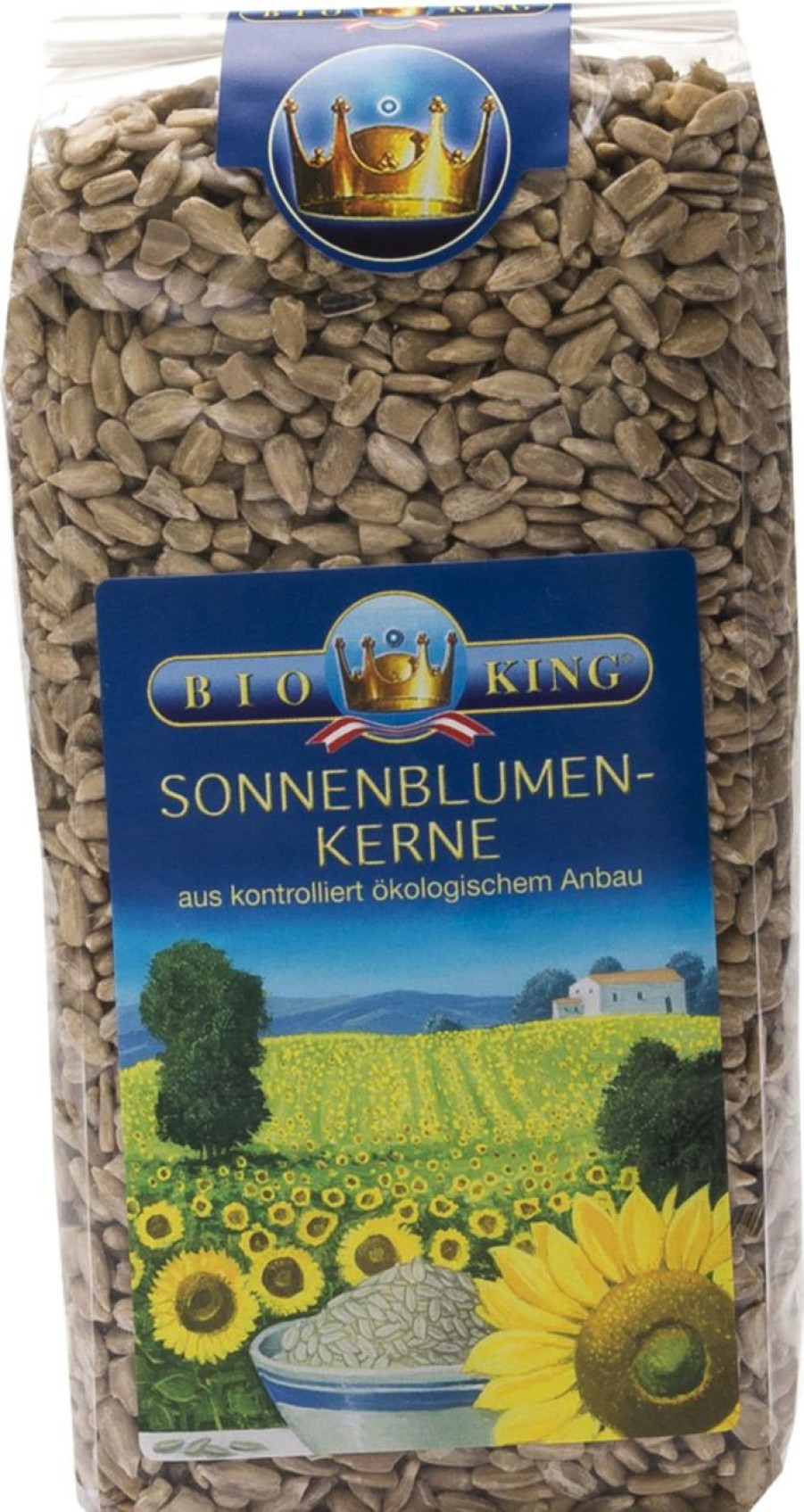 BioKing Frutta Secca Ed Essiccata | Semi Di Girasole Premium Bio, 500 G
